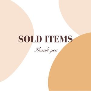 My sold items